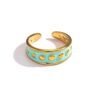 Anillo artístico brillante colores