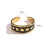 Anillo artístico brillante colores
