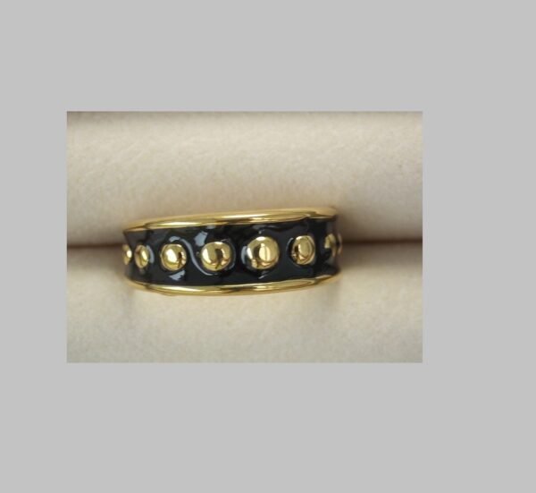 Anillo artístico brillante colores