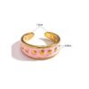 Anillo artístico brillante colores