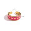 Anillo artístico brillante colores