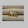 Anillo elegante cuadrado