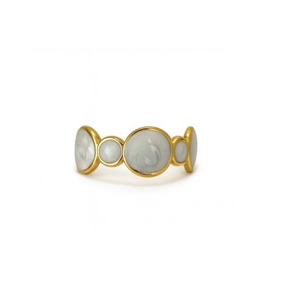 AHO-13-01 Anillo elegante círculos