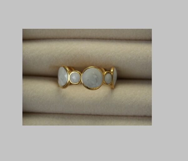 AHO-13-03 Anillo elegante círculos
