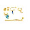 Aretes románticos brillantes