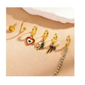 Aretes románticos modernos