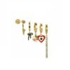 Aretes románticos modernos