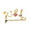 Aretes románticos modernos