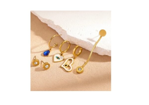 Aretes románticos elegantes