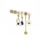 Aretes románticos elegantes