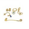 Aretes románticos elegantes