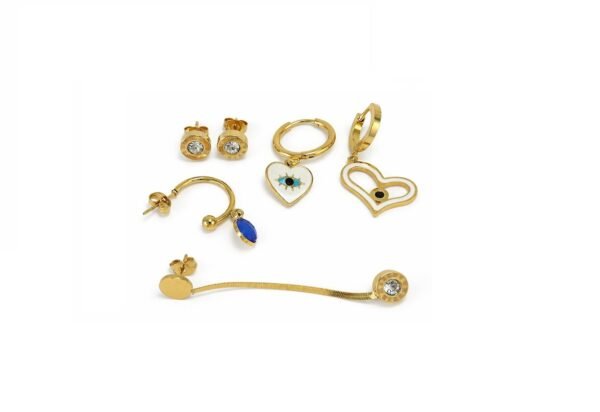 Aretes románticos elegantes