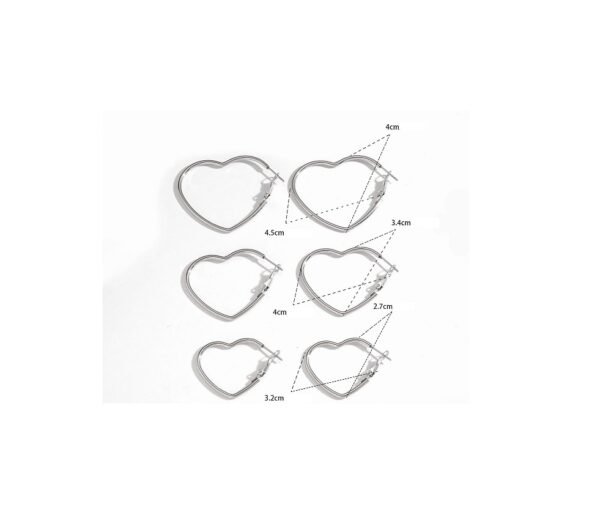 Aretes corazón