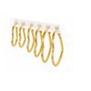 Aretes corazón oro