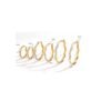 Aretes diamante curvos