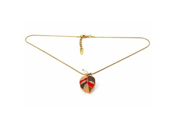 Cadena con dije de hoja