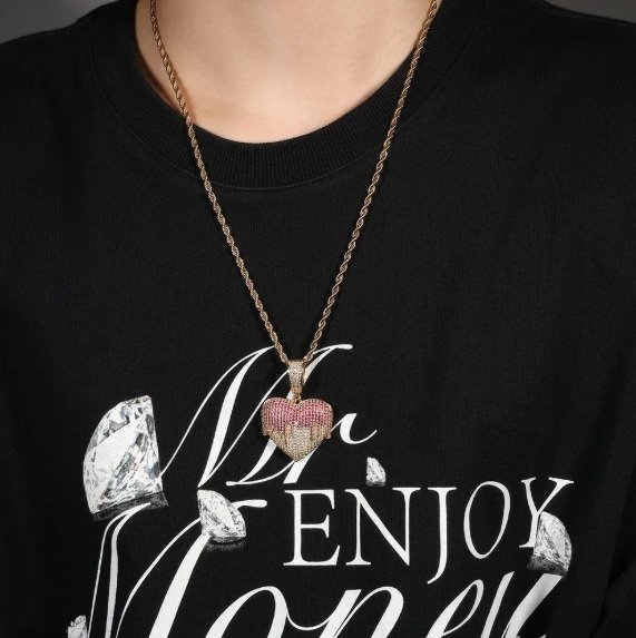 Cadena Hip Hop dije corazón