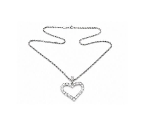 Cadena moderna dije corazón