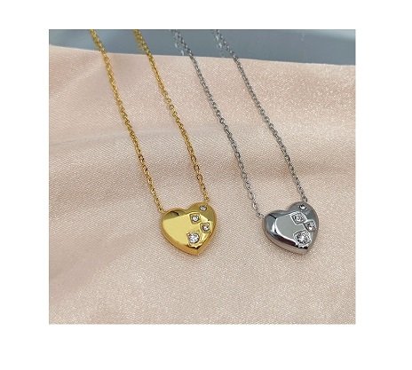 Cadena con dije de corazón