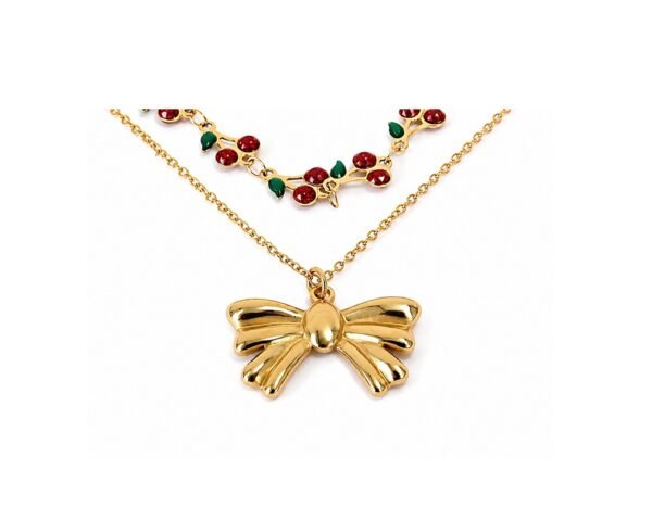 Cadena doble cereza