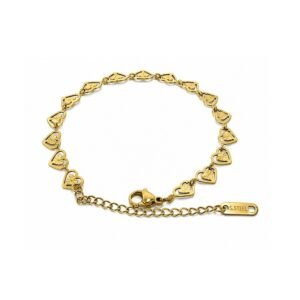 PAO-04-01 Pulsera de corazones