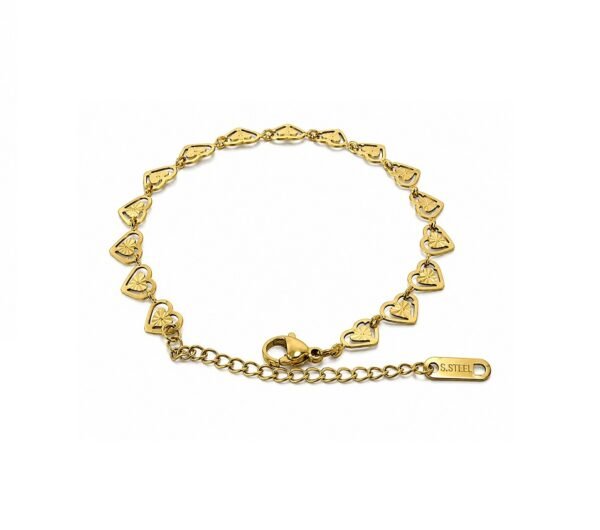 Pulsera de corazones