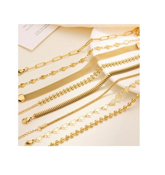 Pulsera de corazones