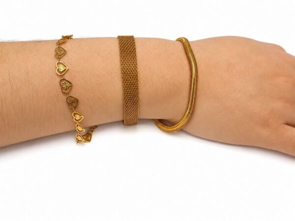 Pulsera de corazones