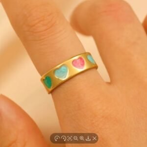 Anillo corazones