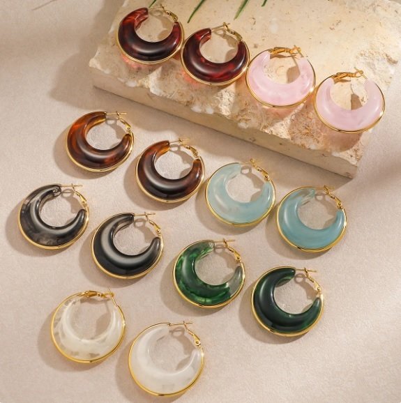 Aretes elegantes grandes
