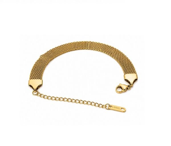 Pulsera trenzada ancha