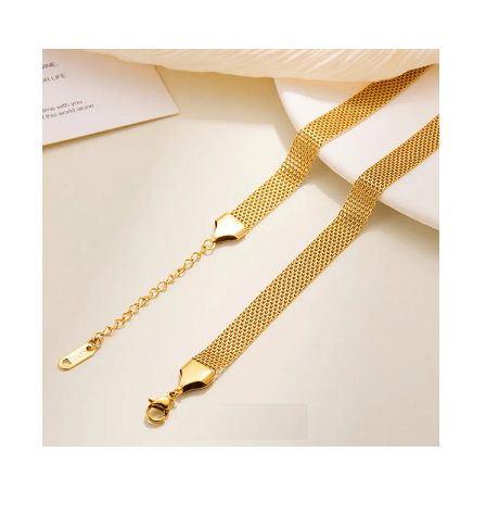 Pulsera trenzada ancha