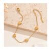 Pulsera eslabones y corazones