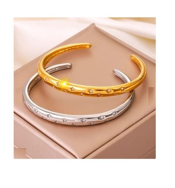 Brazalete incrustaciones estrella
