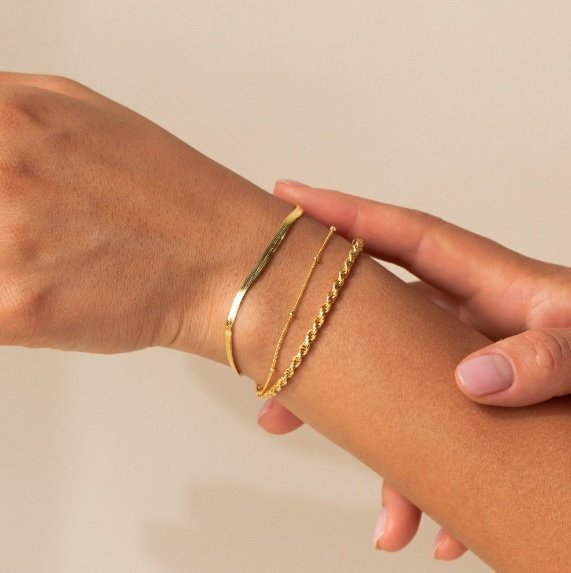 Pulsera plana