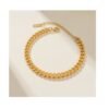 Pulsera cubana ancha
