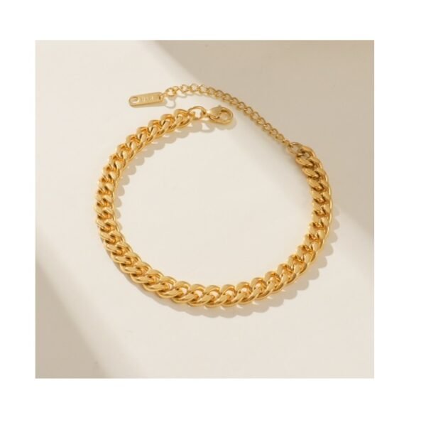 Pulsera cubana ancha