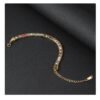 Pulsera incrustación en zircón